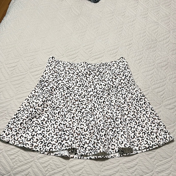 TIBI Leopard Print Jacquard Mini Skirt - Picture 1 of 3